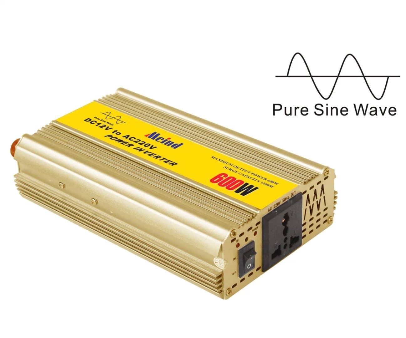 Pure sine wave power inverter for solar syste